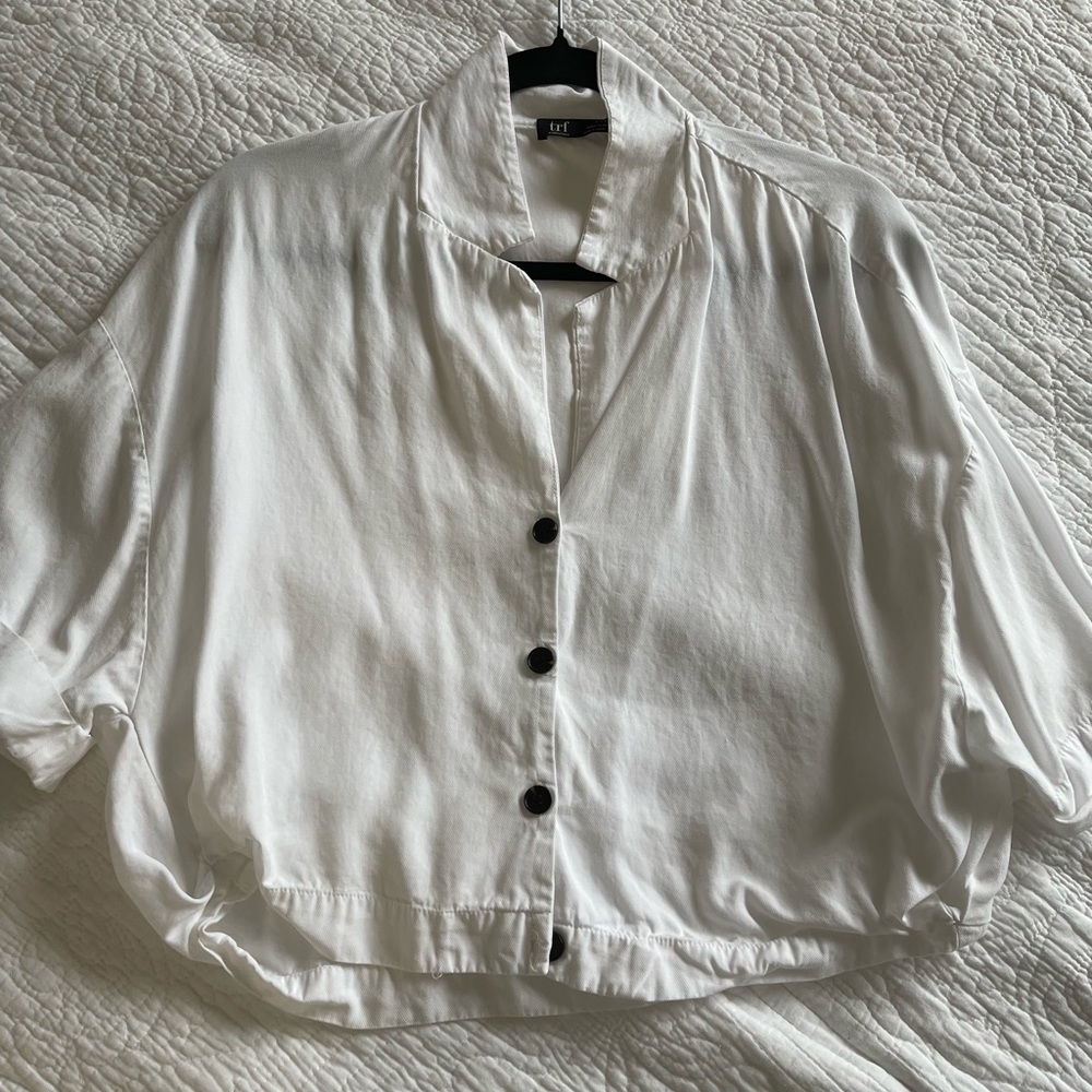 Zara white button down